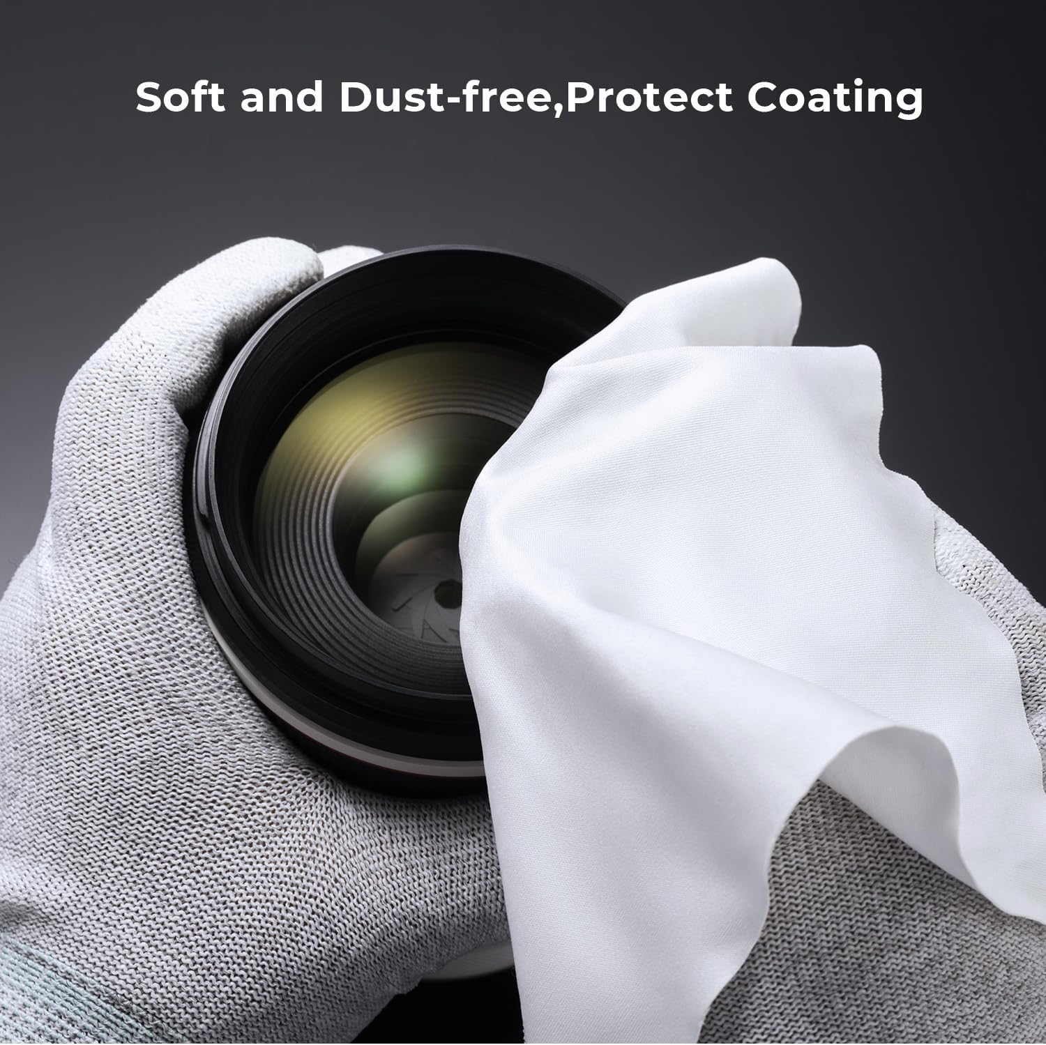 K&F Concept Filtro de niebla blanca de 14 de 3.031 in, 18 recubrimientos multicapa, filtro de difusión blanco suave de ensueño con paños de limpieza