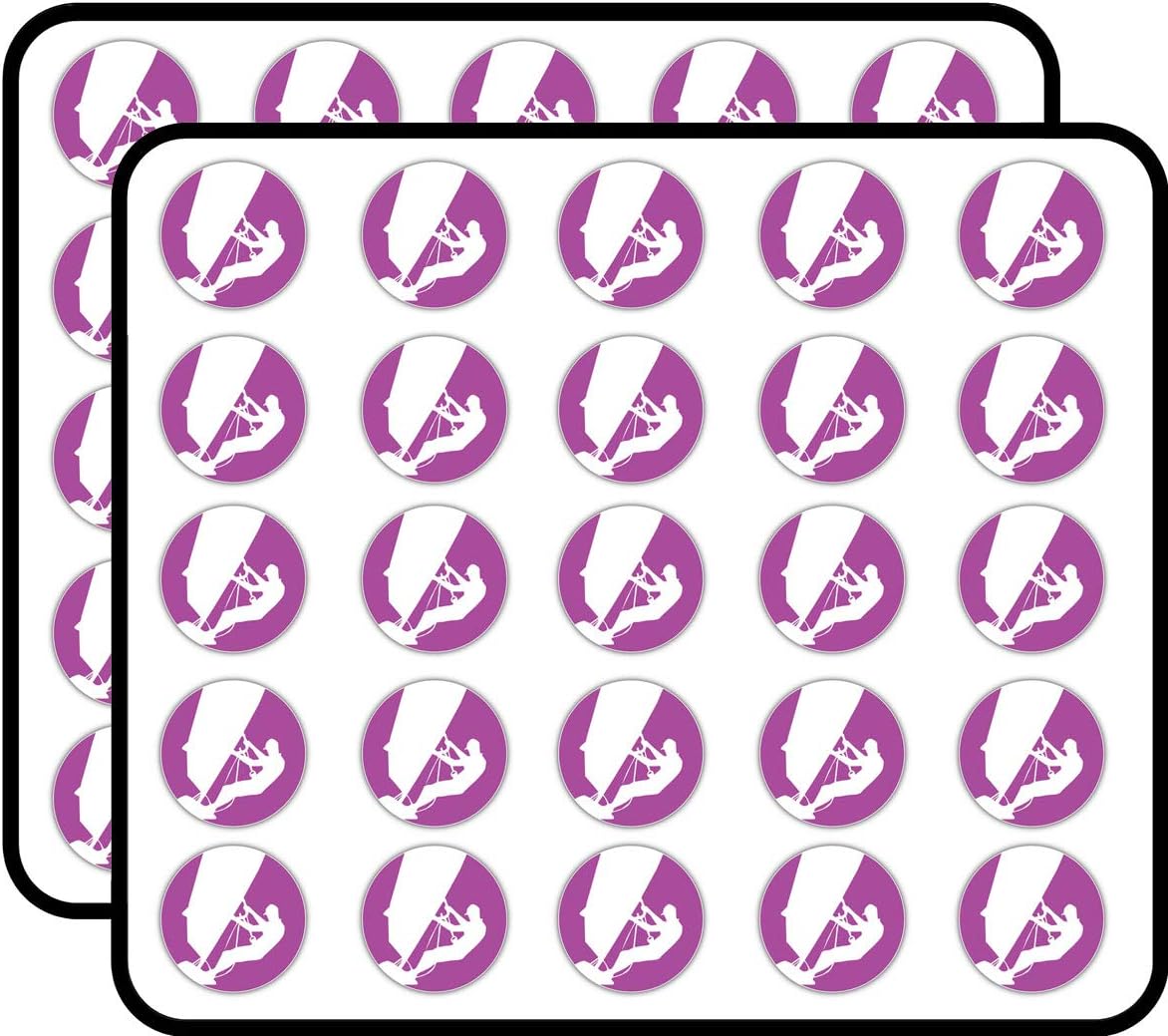 Windsurfing – Adhesivo decorativo para álbumes de recortes, calendarios, manualidades, álbum, cuadernos de bala, 50 unidades