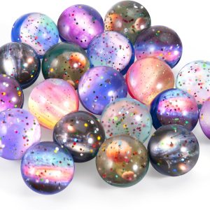 Ayfjovs Paquete de 20 bolas inflables del espacio estrellado, bolas de goma de 1.260 in, para fiestas temáticas espaciales, rellenos de bolsas de Ayfjovs Paquete de 20 bolas inflables del espacio estrellado, bolas de goma de 1.260 in, para fiestas temáticas espaciales, rellenos de bolsas de