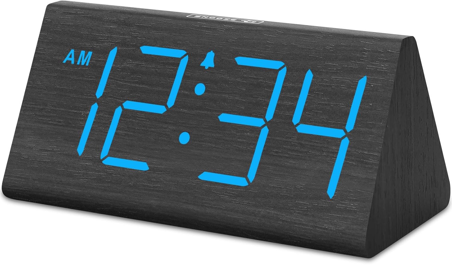 DreamSky Reloj despertador digital para dormitorio de madera