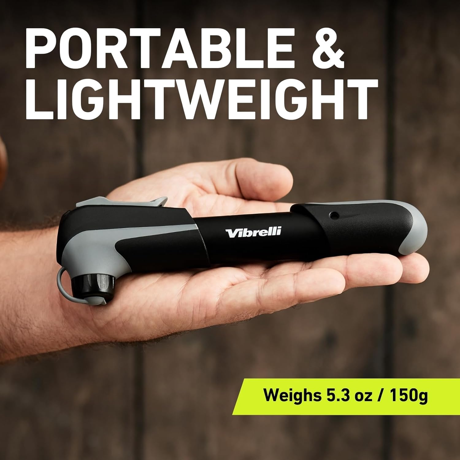 Mini bomba de bicicleta Presta & Schrader – Bomba de neumáticos de 120 PSI para carretera y MTB – No necesita cambio de válvula