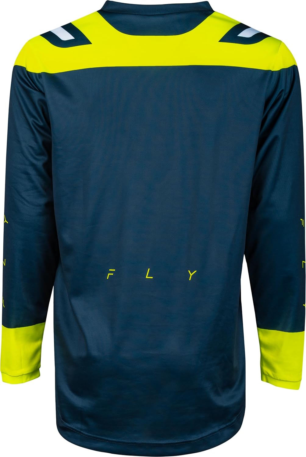 Fly Racing Camiseta F-16 para hombre (azul marinoalta visibilidadblanco, 4XL)