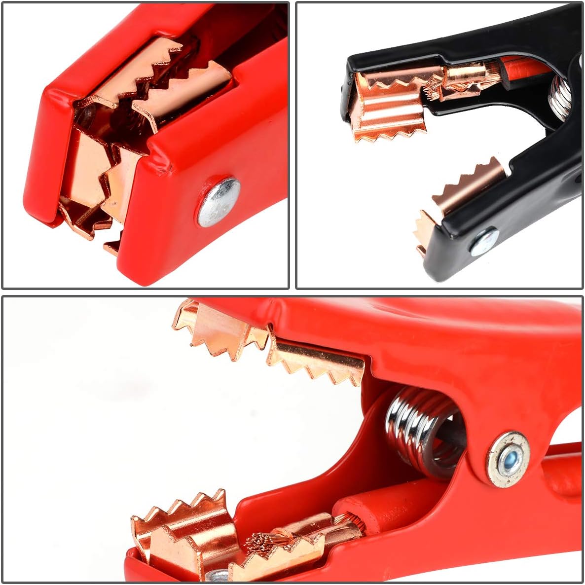 Heavy Duty 25Ft 4Gauge Booster Cable Power Jumper 500AMP batería de emergencia arranque cochemotocicleta