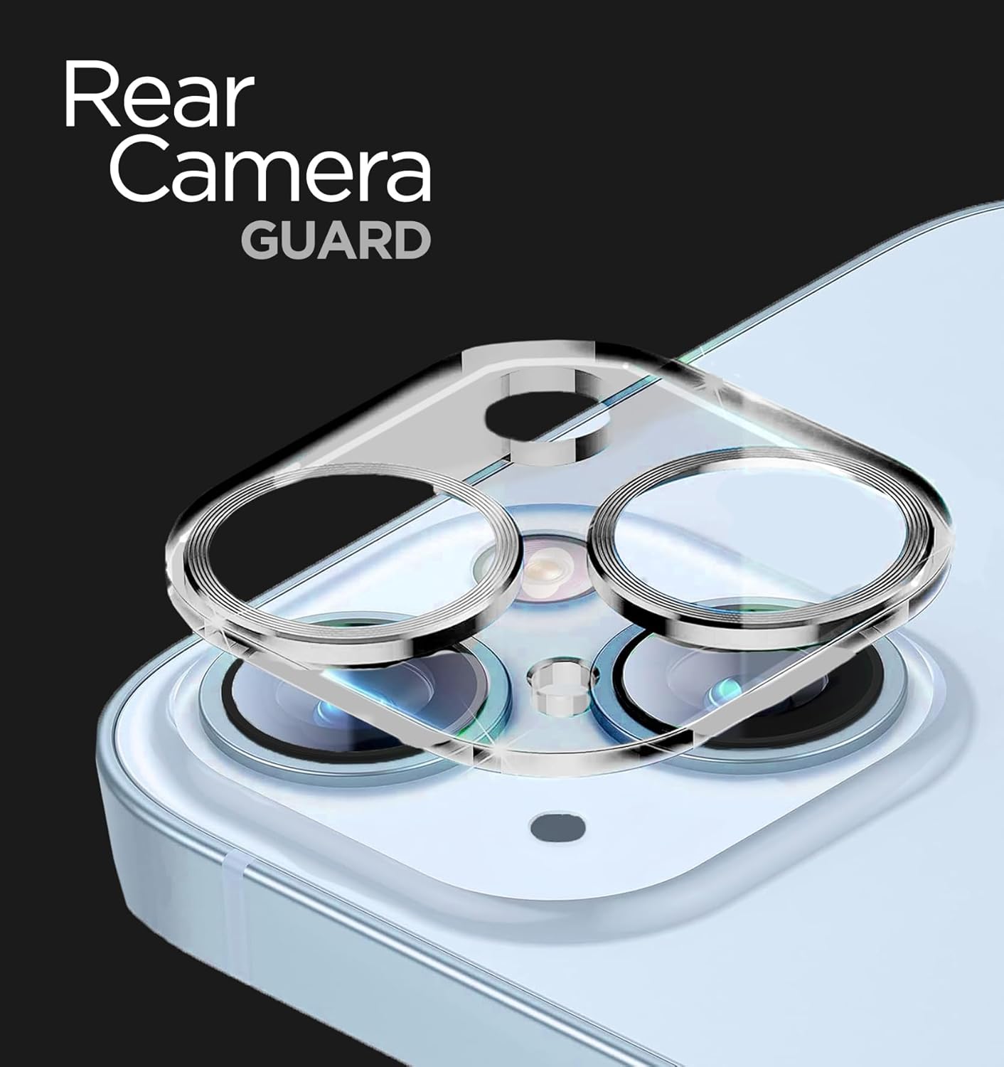 magglass Vidrio templado para iPhone 15 Plus Protector de pantalla y protector de lente de cámara con aplicador (HD)