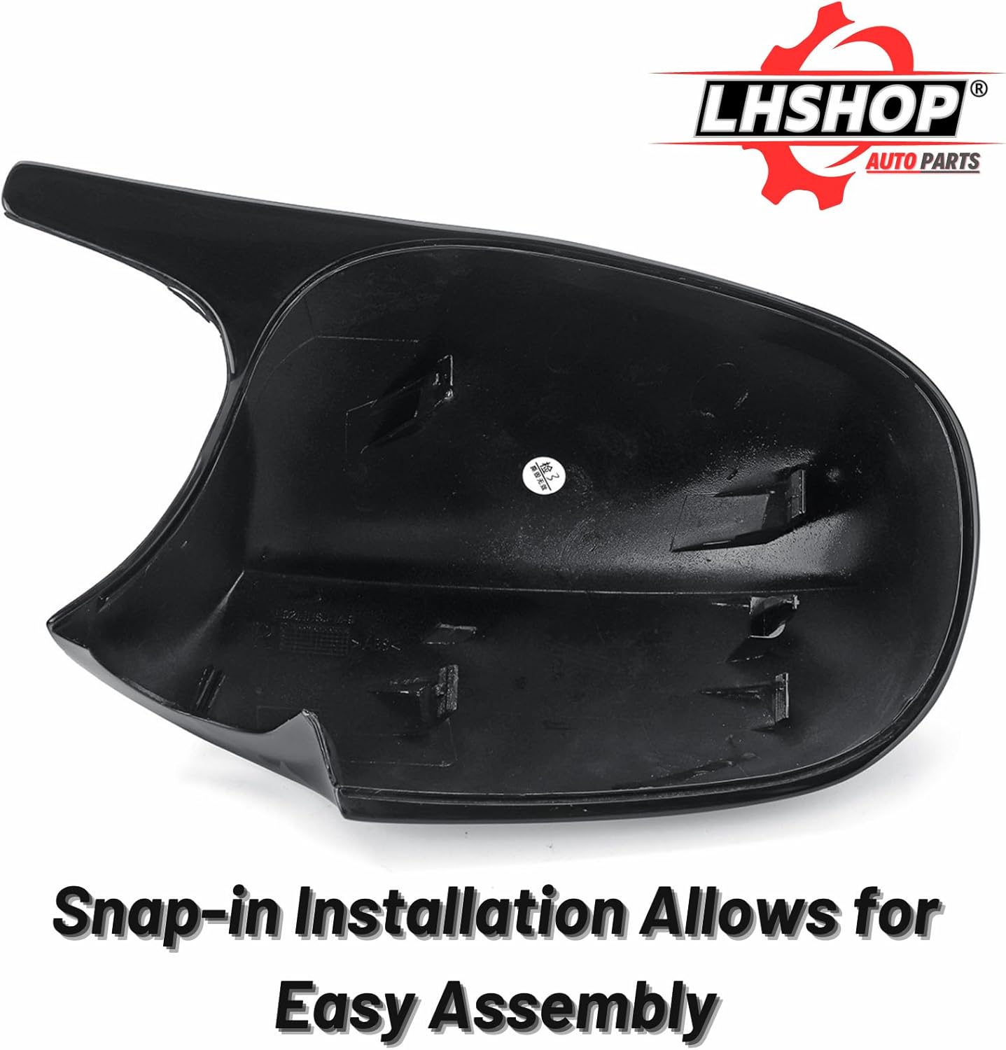 1 par de cubiertas de espejo lateral de automóvil, repuesto para BMW Serie 3 2009-2012 E90 E91 E92 E93 318i 320i 325i 330i Modelos de estiramiento