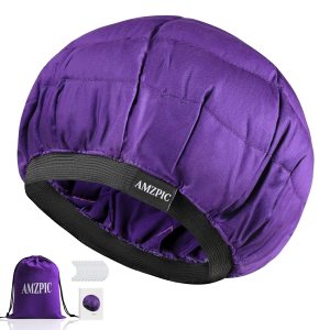 Tapa térmica inalámbrica de acondicionamiento profundo, segura, tapa de calor para microondas para vaporizar, terapia de calor para el cabello, Tapa térmica inalámbrica de acondicionamiento profundo, segura, tapa de calor para microondas para vaporizar, terapia de calor para el cabello,