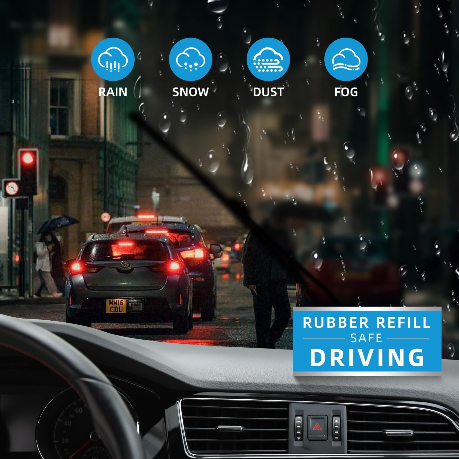 Limpiaparabrisas de repuesto para Toyota Avalon 2005-2012, Camry 2018-2022, Highlander 2008-2019, Mirai 2016-2019, para todas las estaciones (juego
