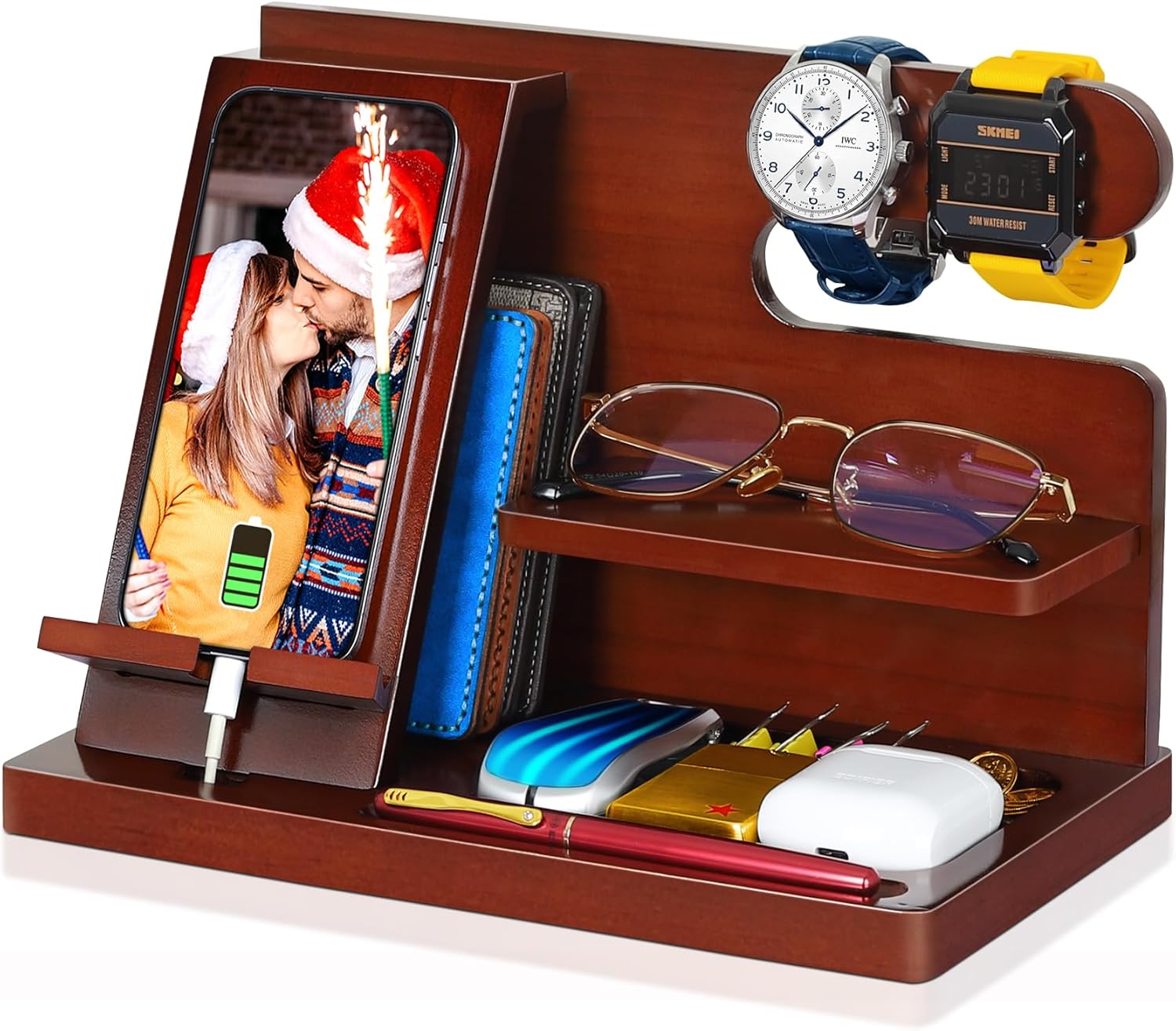 Regalos para hombres, él marido, rellenos de calcetines para hombres él, regalos de Navidad para hombres, estación de acoplamiento de teléfono de