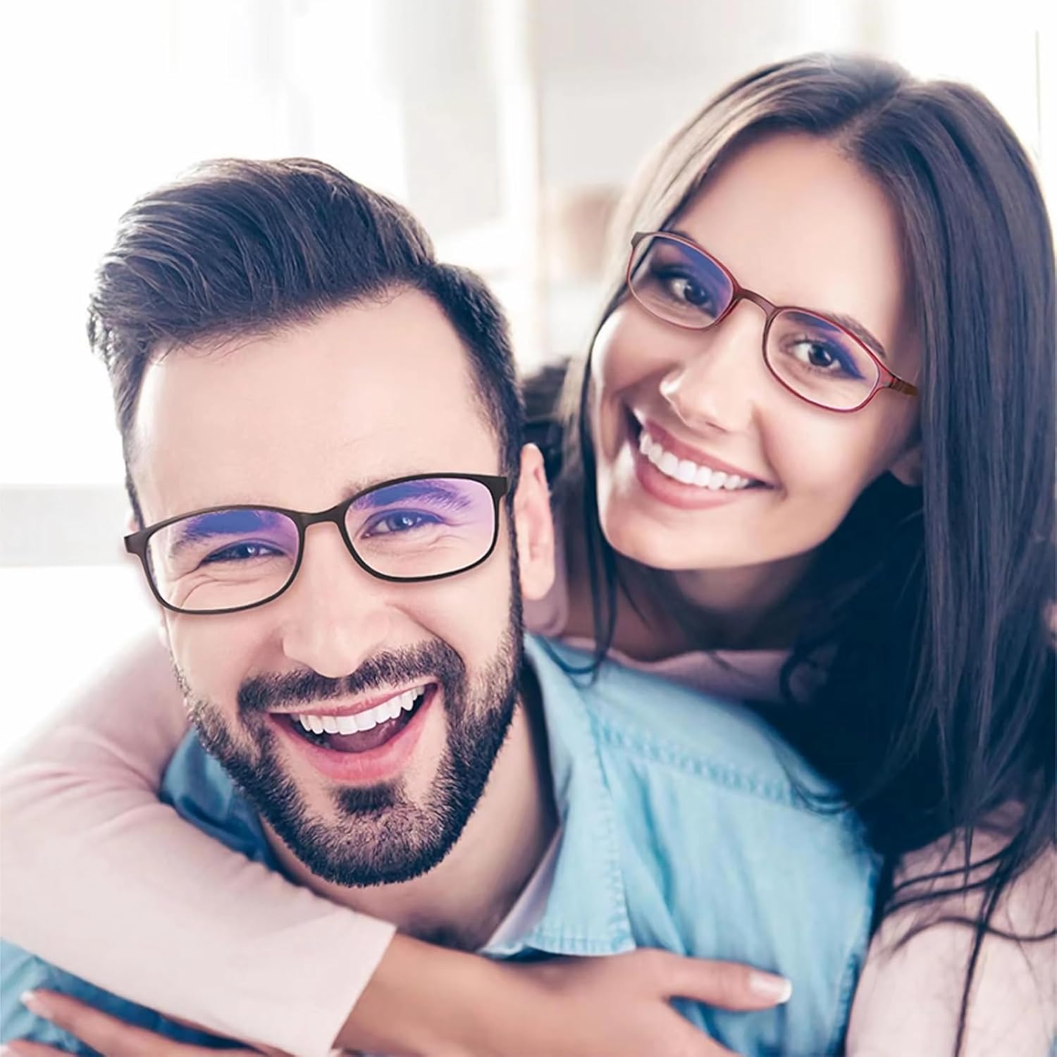 CVVTSPE Paquete de 5 lentes de lectura con bloqueo de luz azul, lentes de lectura para mujeres y hombres, filtro antirayos ultravioletareflejo,