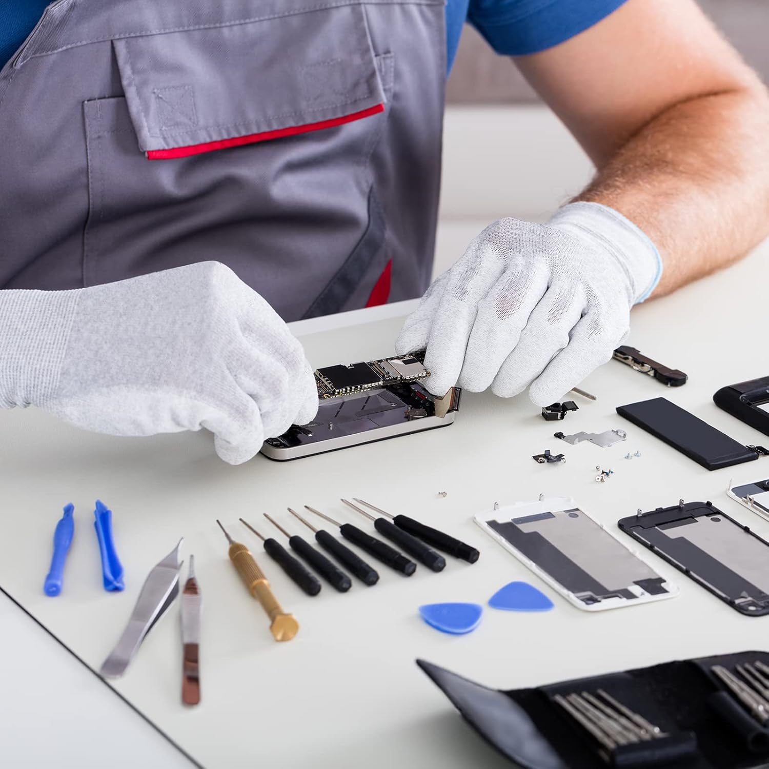 uxcell Mini destornillador Phillips, cabeza cruzada de 0.098 in con mango negro para electrodomésticos pequeños, 10 unidades