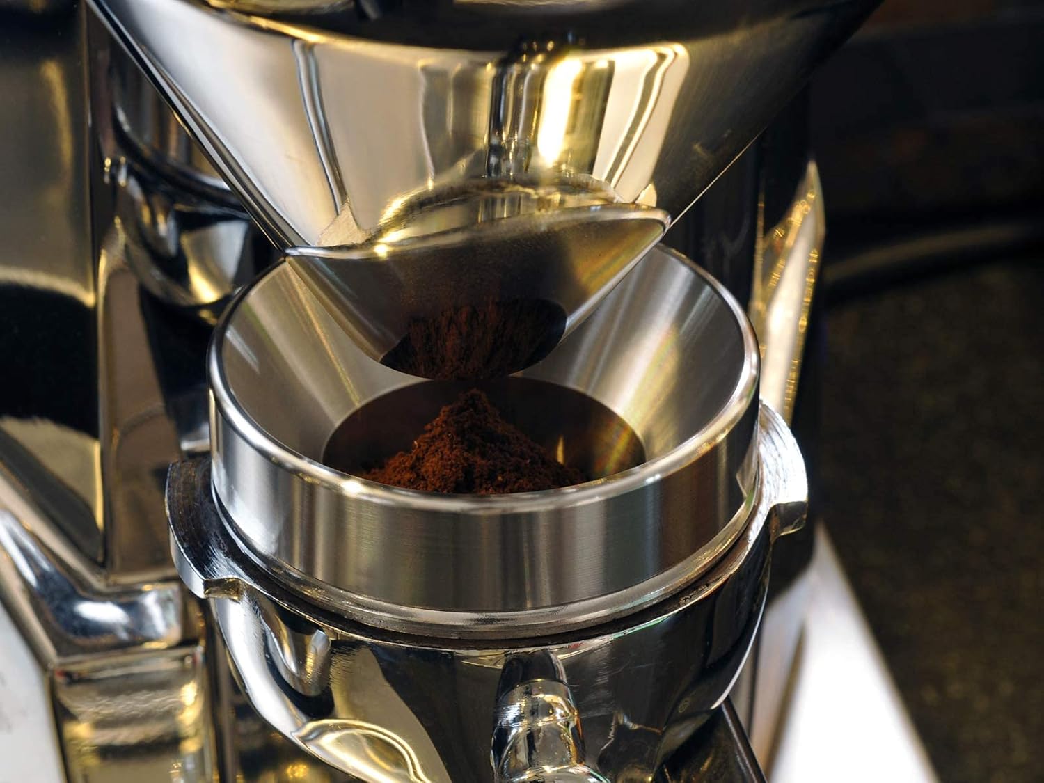YOLOYO – Embudo dosificador de 1.614 in, especialmente para La Marzocco 1 taza 0.25 oz cesta individual y cesta VST 0.25 oz, embudo dosificador de