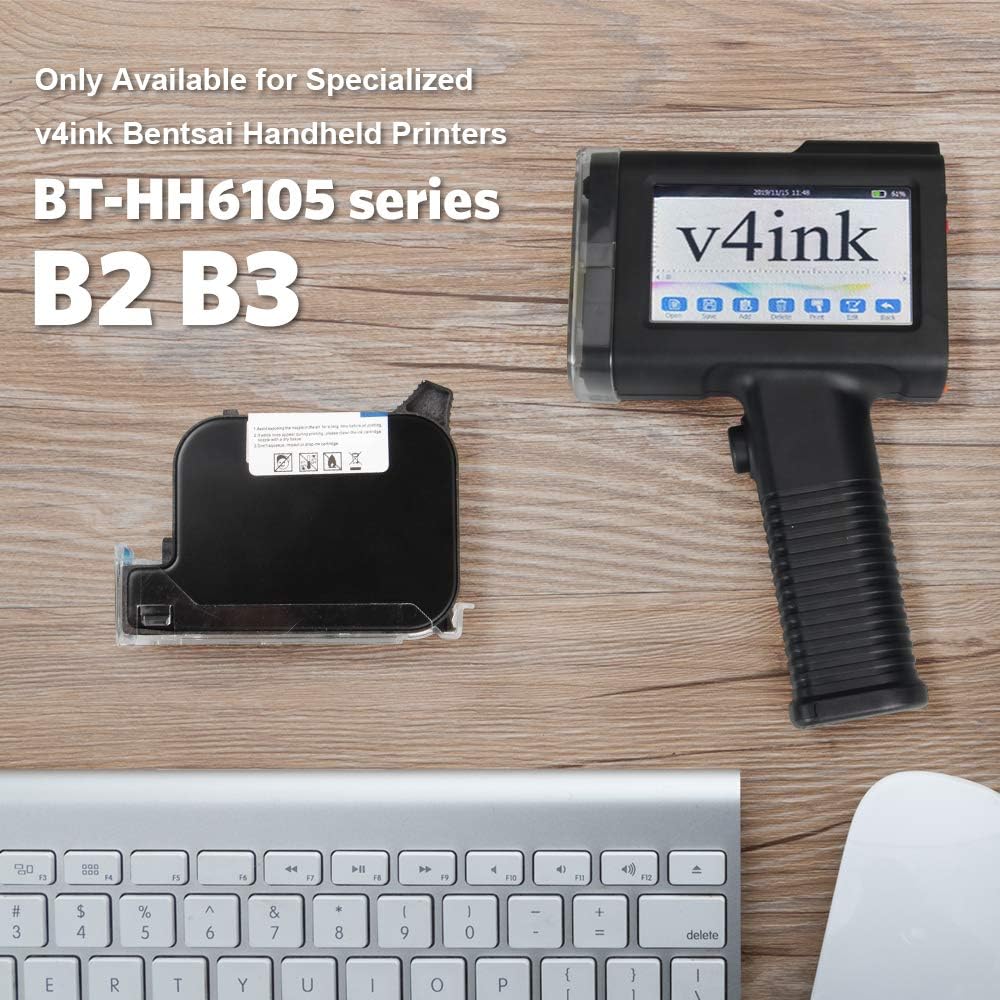 v4ink Cartucho de tinta de secado rápido solvente original BT-2583P compatible con impresora de inyección de tinta portátil BENTSAI BT-HH6105B2