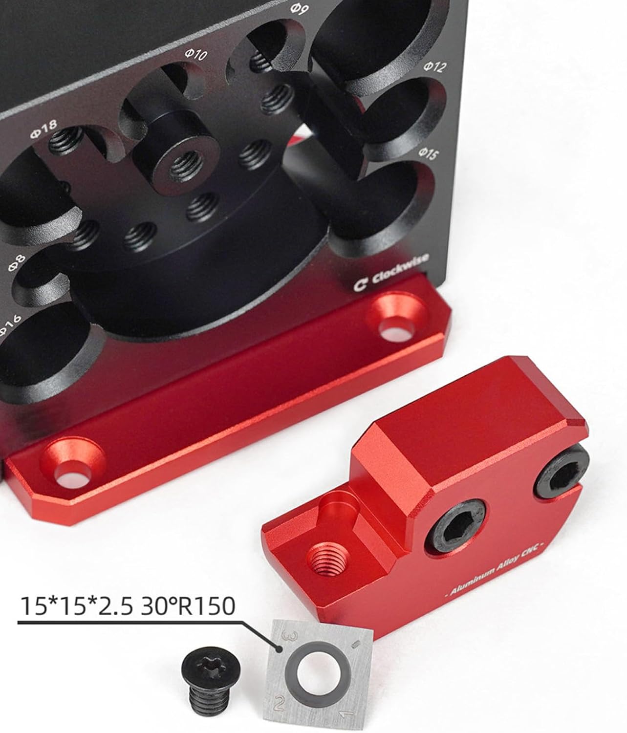 Kit de plantilla para hacer clavijas, insertos de carburo de alta velocidad, máquina métrica de clavijas de 0.315 a 0.787 pulgadas, herramienta