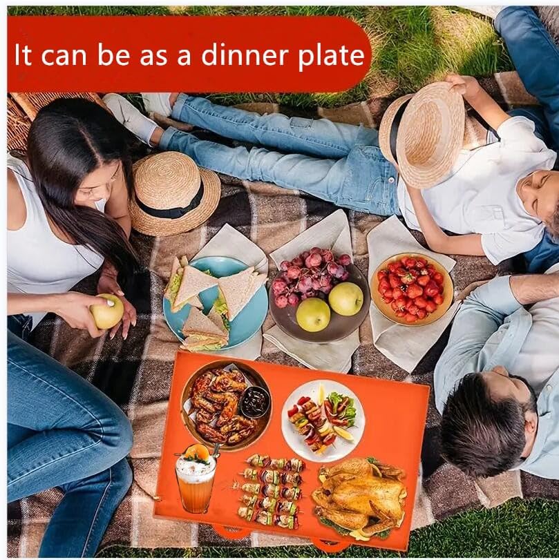 Alfombrilla de silicona de 36 pulgadas, alfombrilla de parrilla Blackstone, cubierta de silicona de grado alimenticio resistente para parrilla