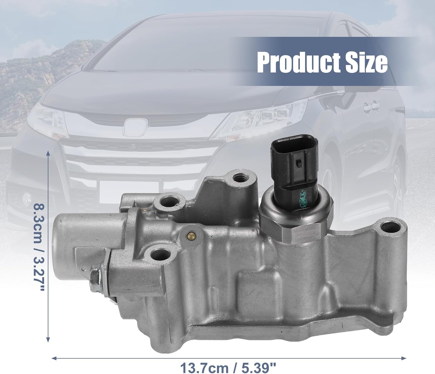 X AUTOHAUX Válvula de control de carrete solenoide VTEC para Honda Civic 2006 2007 2008 2009 2010 2011 Solenoide de sincronización variable
