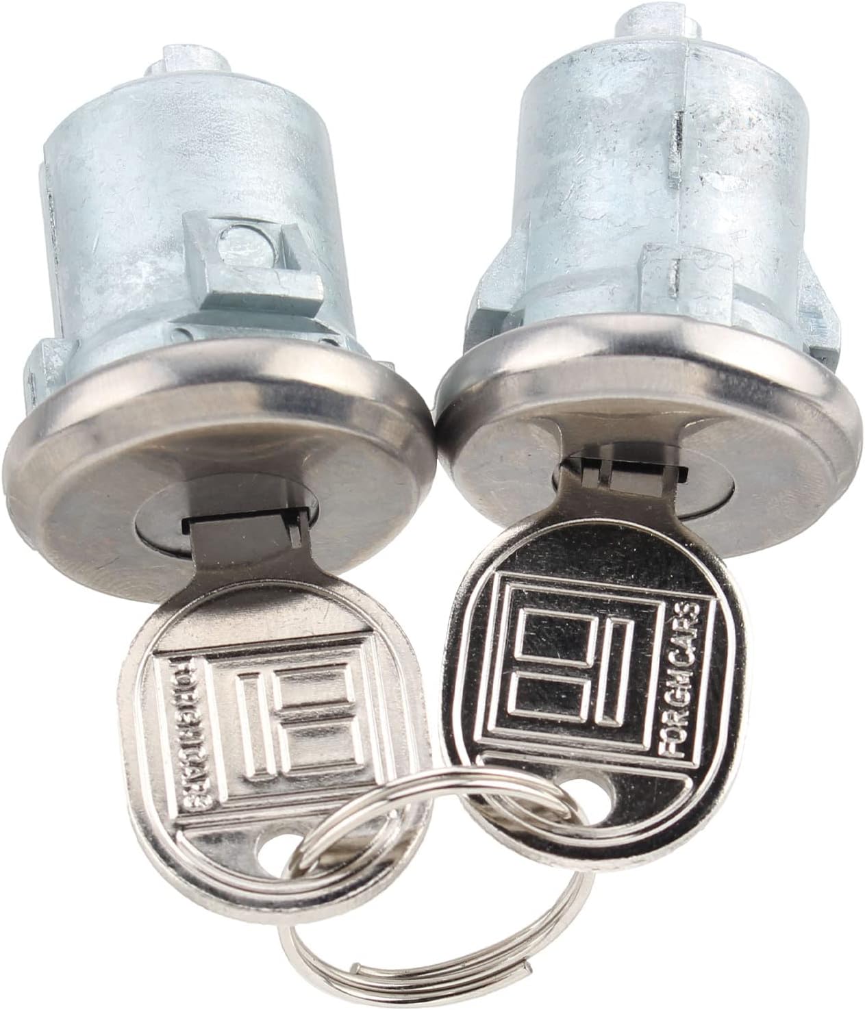 Juego de 2 pares de cilindros de cerradura de puerta 5070006 para Chevy Chevrolet para GMC Truck SUV Olds DL7 D570A 2DLK1 2DLK12 DLK2 DLK3