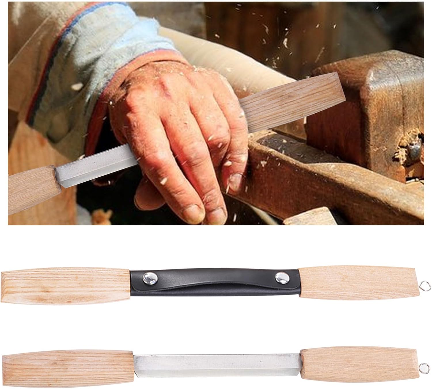 Cuchillo de dibujar con funda de cuero, sk5, cuchillo de afeitado recto, cinceles de madera, tallado en madera, herramientas de dibujo para