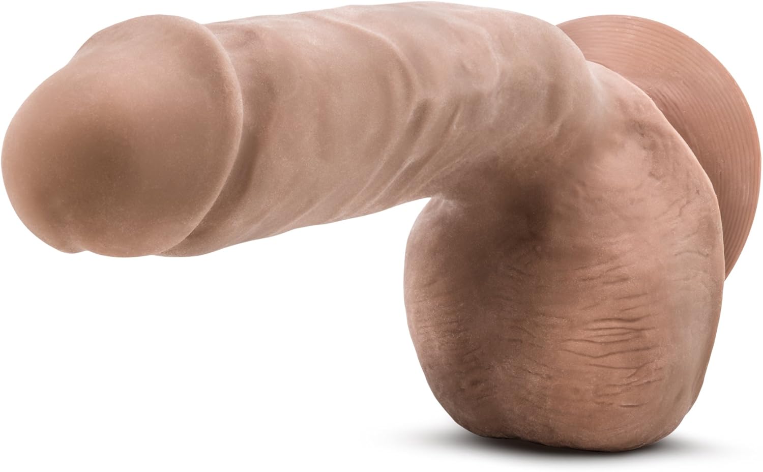 Blush Au Naturel Macho – Consolador realista Sensa Feel de doble densidad de 8.75 pulgadas, pene y bolas – ventosa, compatible con arnés – Juguete