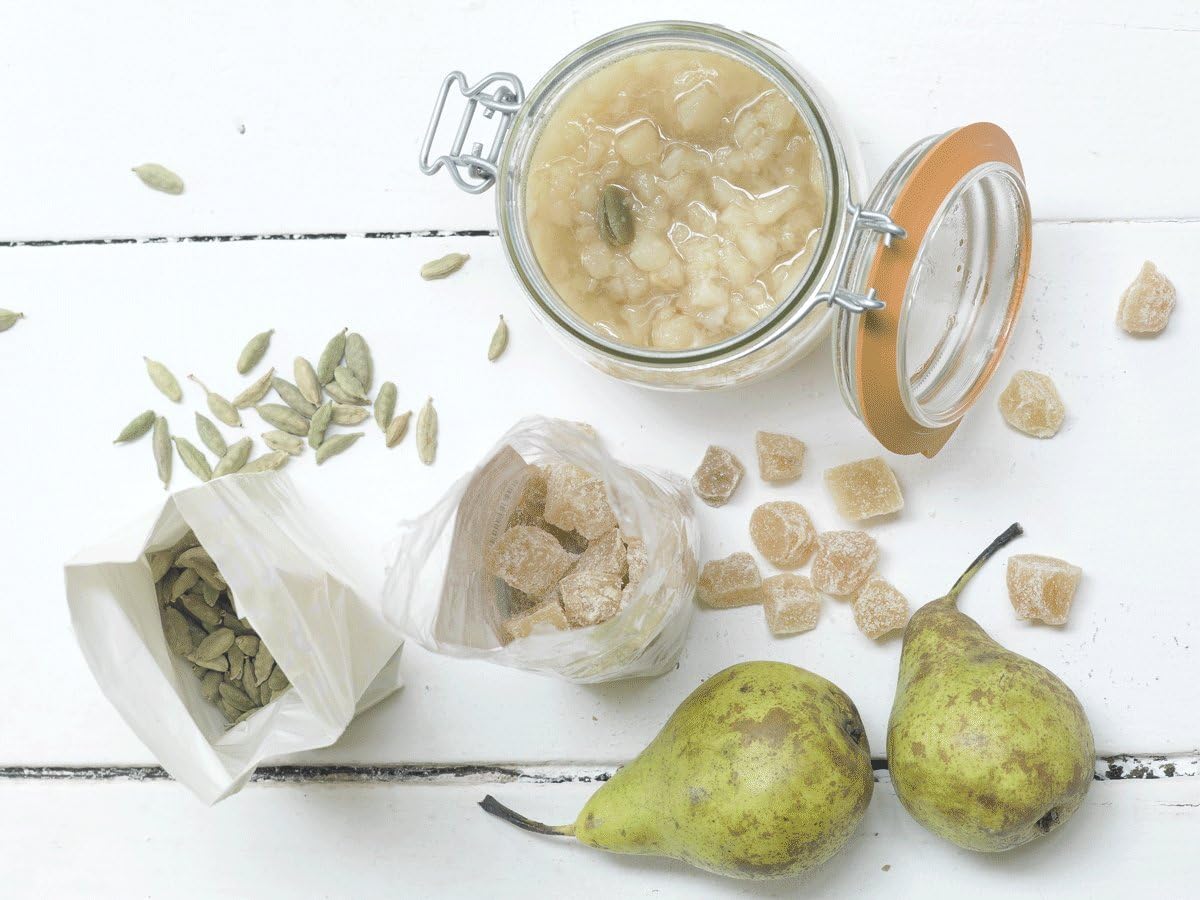 Le Parfait Super Jars Tarros de vidrio para conservas estilo francés, de boca ancha, con cuerpo redondeado, tapas de vidrio y sellos de hule