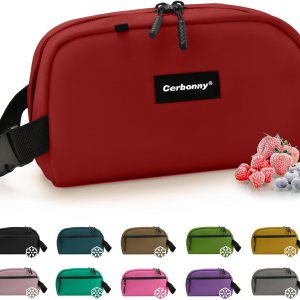 Cerbonny Pequeña bolsa hielera congelable para viajes de trabajo, escuela, a prueba de fugas, aislada, adecuada para mayores de 3 años Cerbonny Pequeña bolsa hielera congelable para viajes de trabajo, escuela, a prueba de fugas, aislada, adecuada para mayores de 3 años