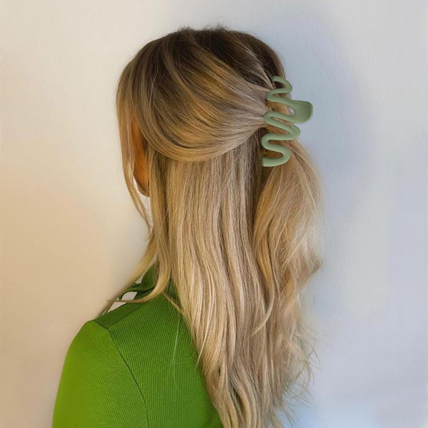 papasgix Pinzas para el cabello para mujer, 6 pinzas para el cabello, pinzas de pelo grandes para cabello grueso, clip de garra antideslizante,