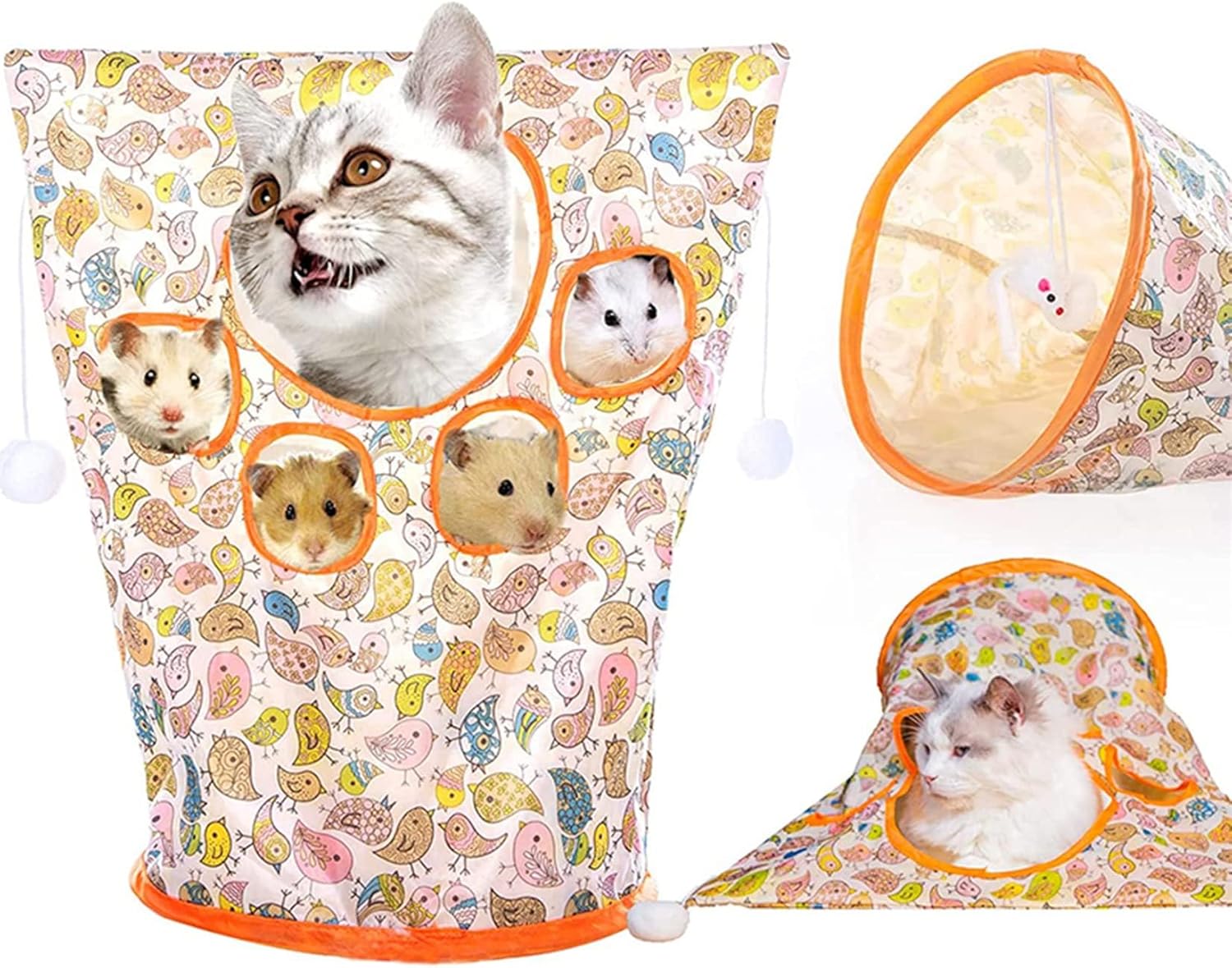 Bolsa de túnel para gatos, juguetes autointeractivos para gatos, nuevos túneles aburridos para mascotas, túneles para gatos para interiores, tubos
