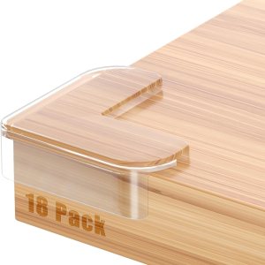Paquete de 18 protectores de esquina a prueba de bebés, protectores de esquinas y bordes transparentes extra grandes para protectores de seguridad Paquete de 18 protectores de esquina a prueba de bebés, protectores de esquinas y bordes transparentes extra grandes para protectores de seguridad