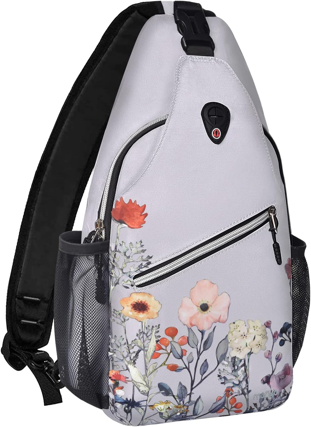 MOSISO Mochila bandolera multiusos para viajes, senderismo, jardín, flores, cuerda, bolsa cruzada para hombro