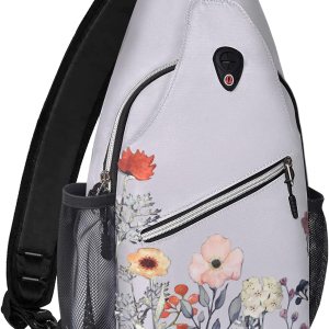 MOSISO Mochila bandolera multiusos para viajes, senderismo, jardín, flores, cuerda, bolsa cruzada para hombro MOSISO Mochila bandolera multiusos para viajes, senderismo, jardín, flores, cuerda, bolsa cruzada para hombro