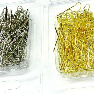 Joyería U-Pins Display Pads Pins Plata & Gold Tone Jewelry Display 200 PCS Joyería U-Pins Display Pads Pins Plata & Gold Tone Jewelry Display 200 PCS