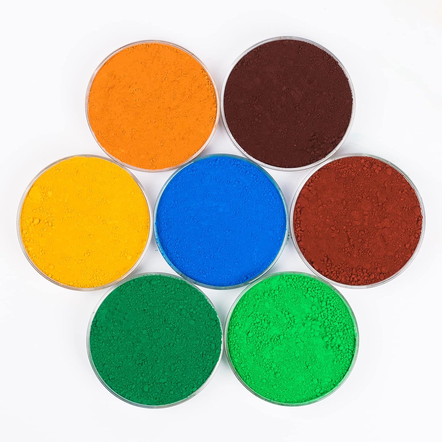 Polvo de óxido de hierro, pigmento de color de cemento verde, mezcla de mortero pastel, polvo de bricolaje para pavimentar manualmente, molde de