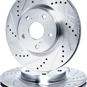 R1 Concepts Kit de rotor de freno delantero  Rotores de freno  Disco de freno  Perforado y ranuradoCompatible con Daewoo Leganza 1999-2002 R1 Concepts Kit de rotor de freno delantero  Rotores de freno  Disco de freno  Perforado y ranuradoCompatible con Daewoo Leganza 1999-2002