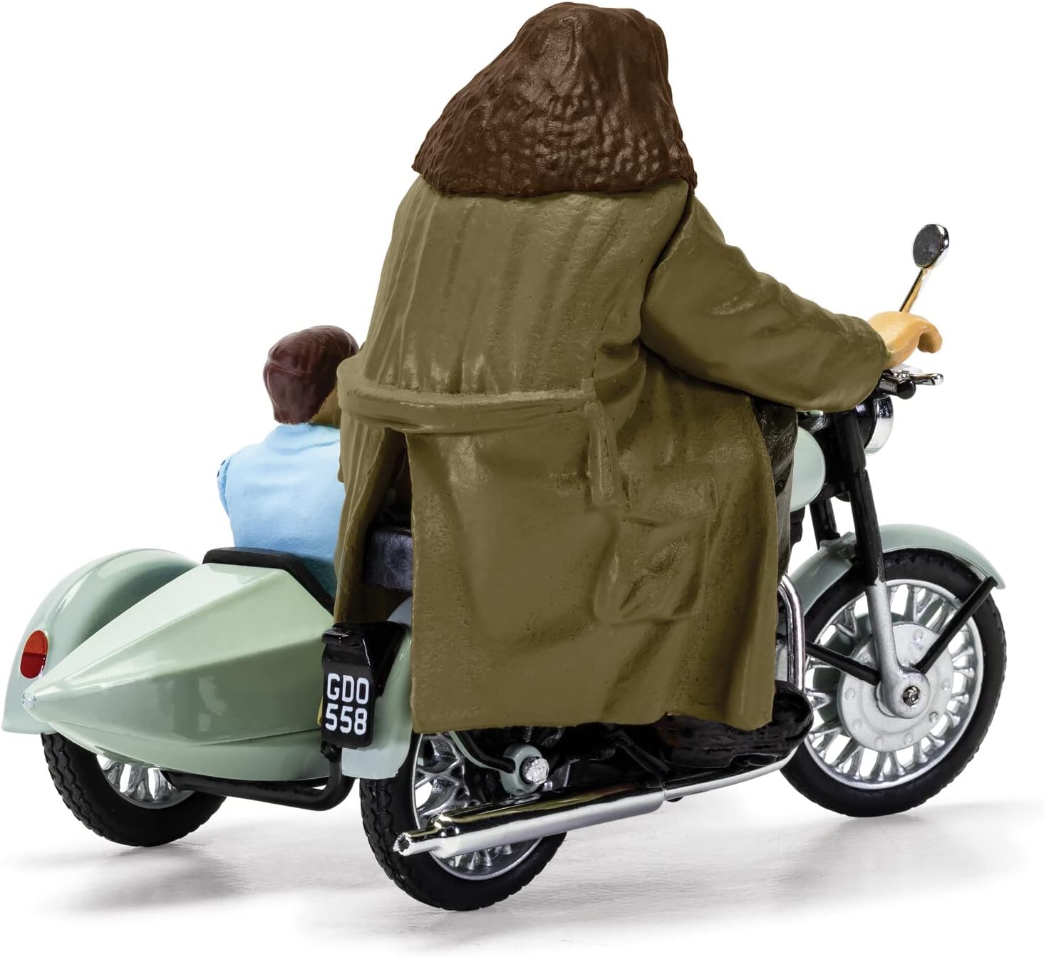 Corgi Harry Potter & Hagrid Motocicleta y Sidecar Reliquias de la Muerte Fit The Box Scale Diecast Display Modelo CC99727