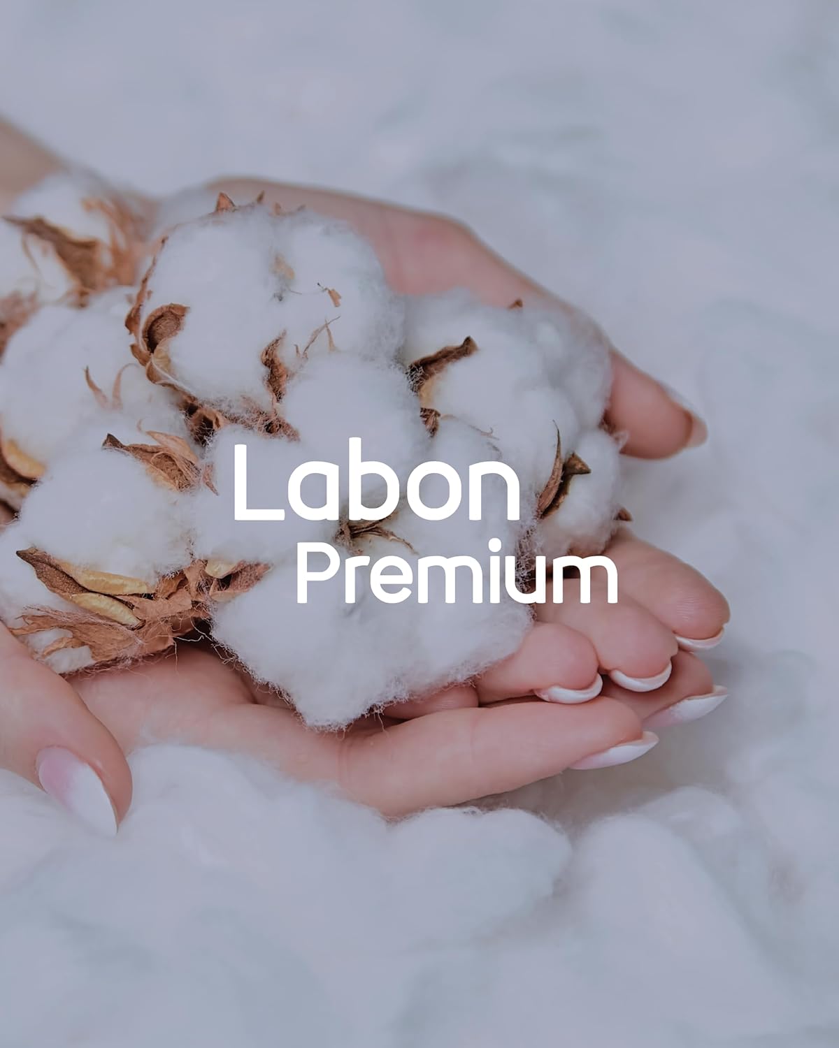 LABON – Almohadillas sanitarias orgánicas veganas de primera calidad (regular, 9.8 in, 32 unidades)  Funda de algodón 100% orgánico, núcleo y alas