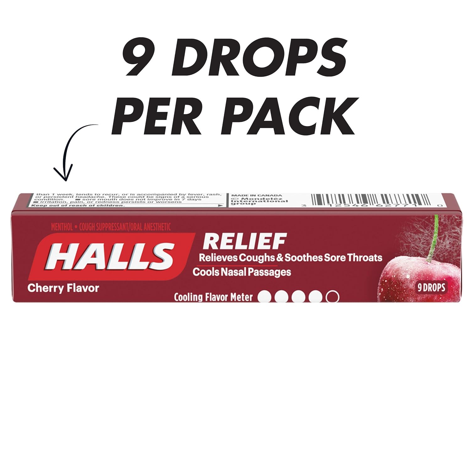 Caramelos para la tos Halls (Paquete de 20).