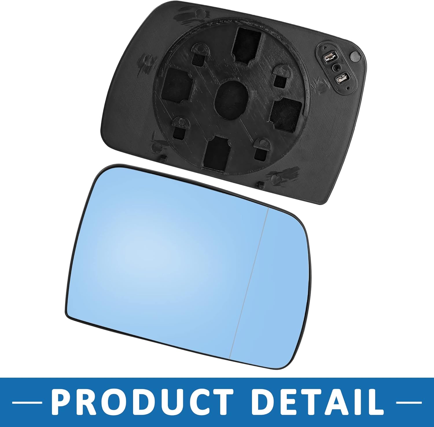Espejo calefactable lateral derecho del pasajero del coche con respaldo para Land Rover para Range Rover 2002-2004