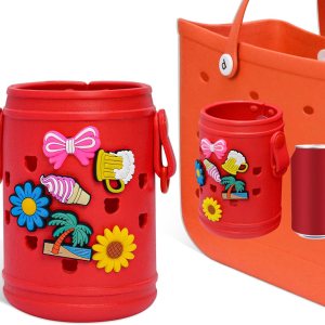 Portavasos compatible con bolsas Bogg Bags – Accesorio para botella de agua con bonito accesorio de dije, mantiene las botellas o artículos Portavasos compatible con bolsas Bogg Bags – Accesorio para botella de agua con bonito accesorio de dije, mantiene las botellas o artículos