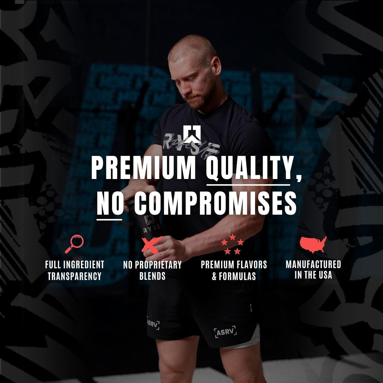 RYSE Up Supplements Element Series – Creatina cargada  Fórmula de construcción muscular  3 formas de creatina + electrolitos, betaína anhidra y ATP