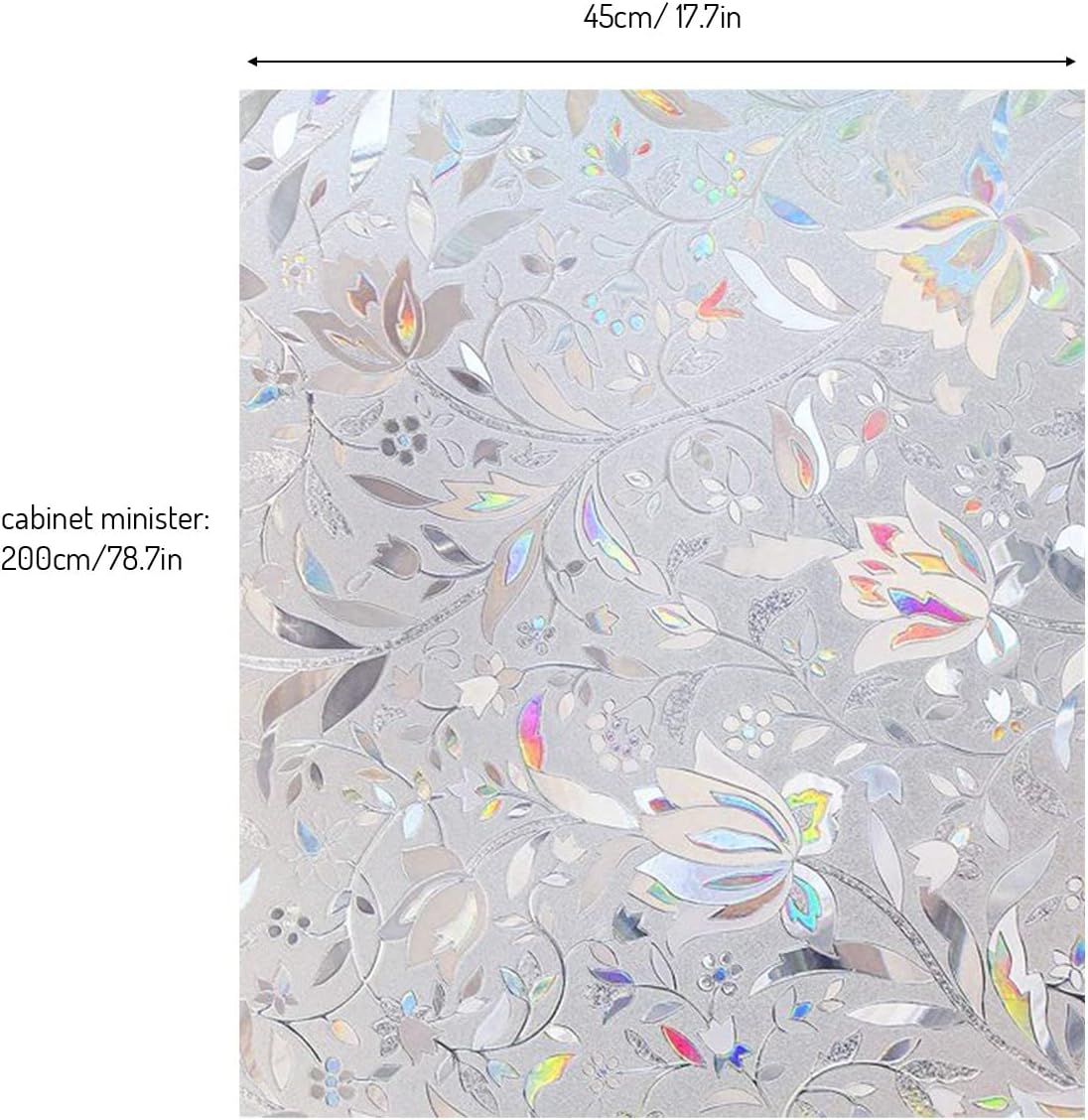 Película de privacidad para ventana, bloqueo solar, etiqueta extraíble para ventana, película decorativa de vidrio, calcomanías de ventana de