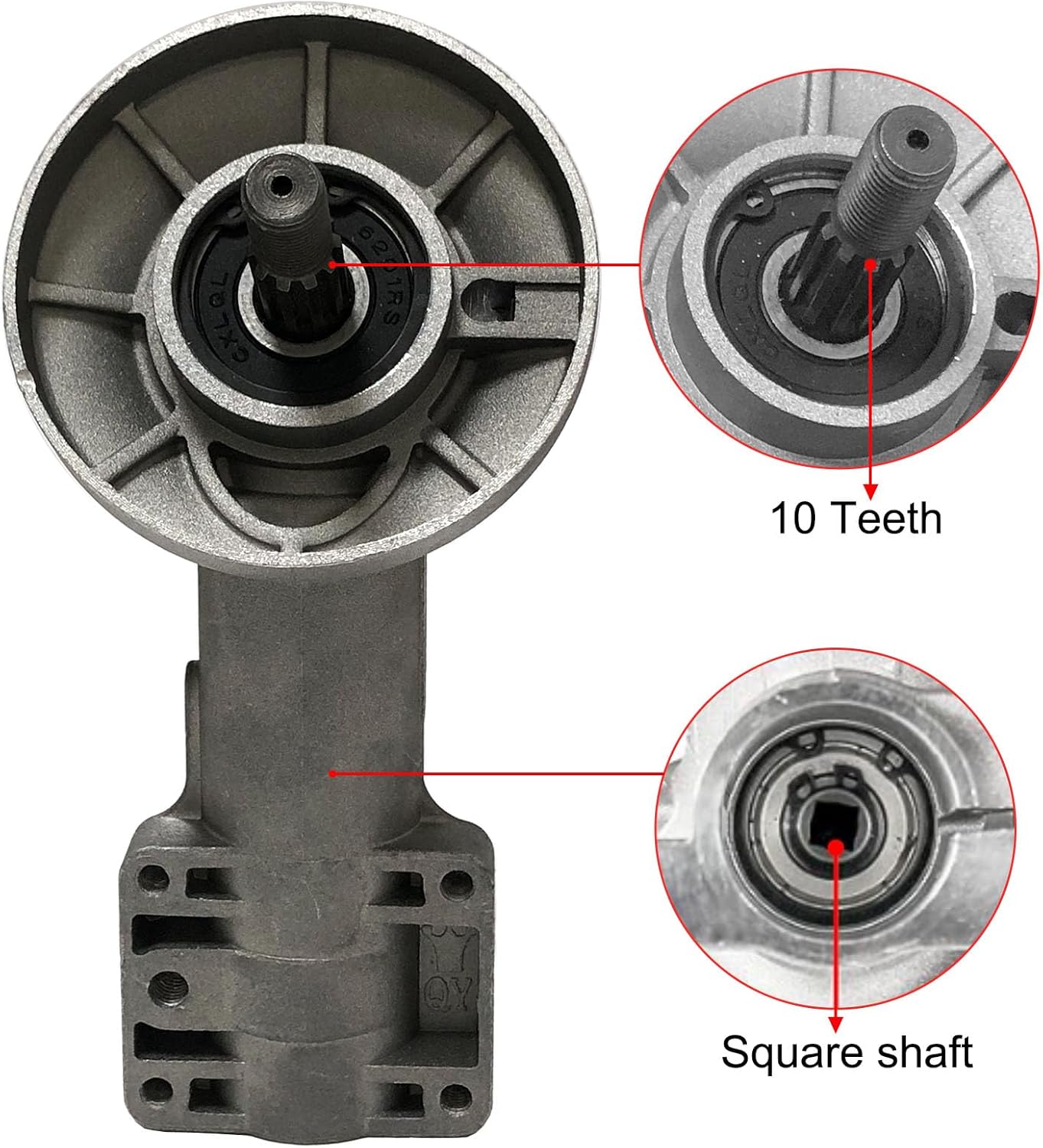Reemplazo de la cabeza de la caja de cambios de la cabeza de engranajes de la recortadora para Stihl FS56RCE FS91R FS70R FS94R FS111R FS131 FS91