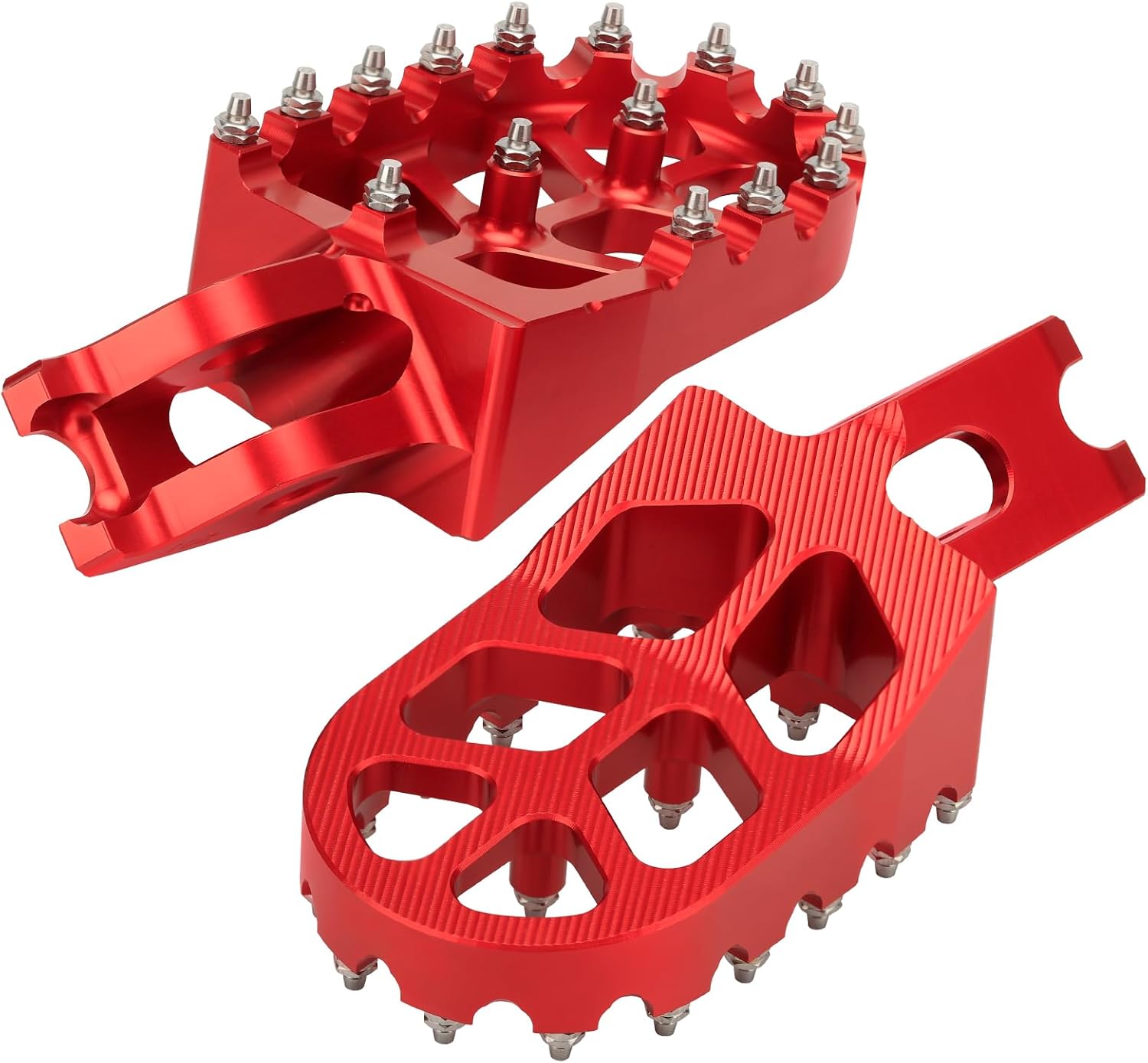 LKV Estriberas de motocicleta para motocross compatibles con Honda CR125 CR250 CRF150R CRF250R CRF250RALLY CRF250X CRF250RX CRF450R CRF450RX CRF450X