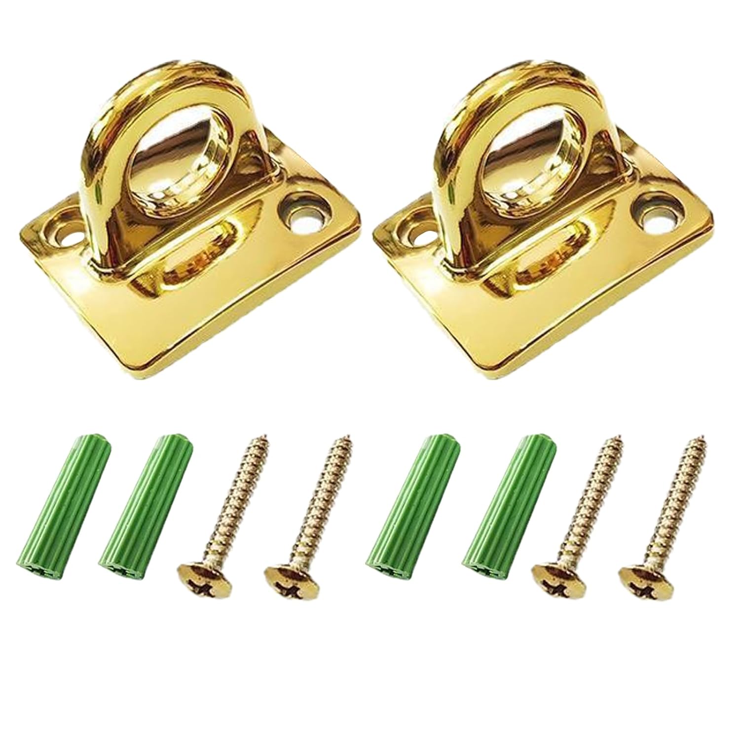 2 piezas de placa de pared de soporte de cuerda, almohadilla dorada, ganchos en U, ganchos para control de multitudes, barreras de seguridad, gancho