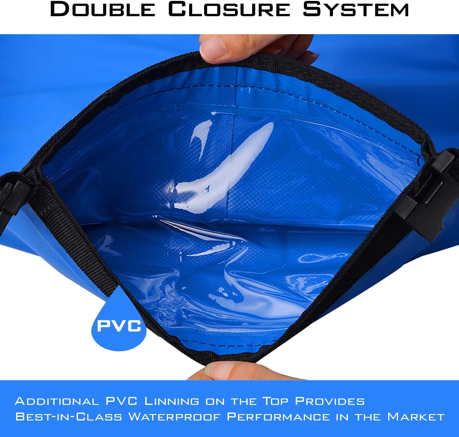 KastKing Bolsas secas, bolsas de almacenamiento 100% impermeables, construcción de grado militar para natación, kayak, canotaje, senderismo,