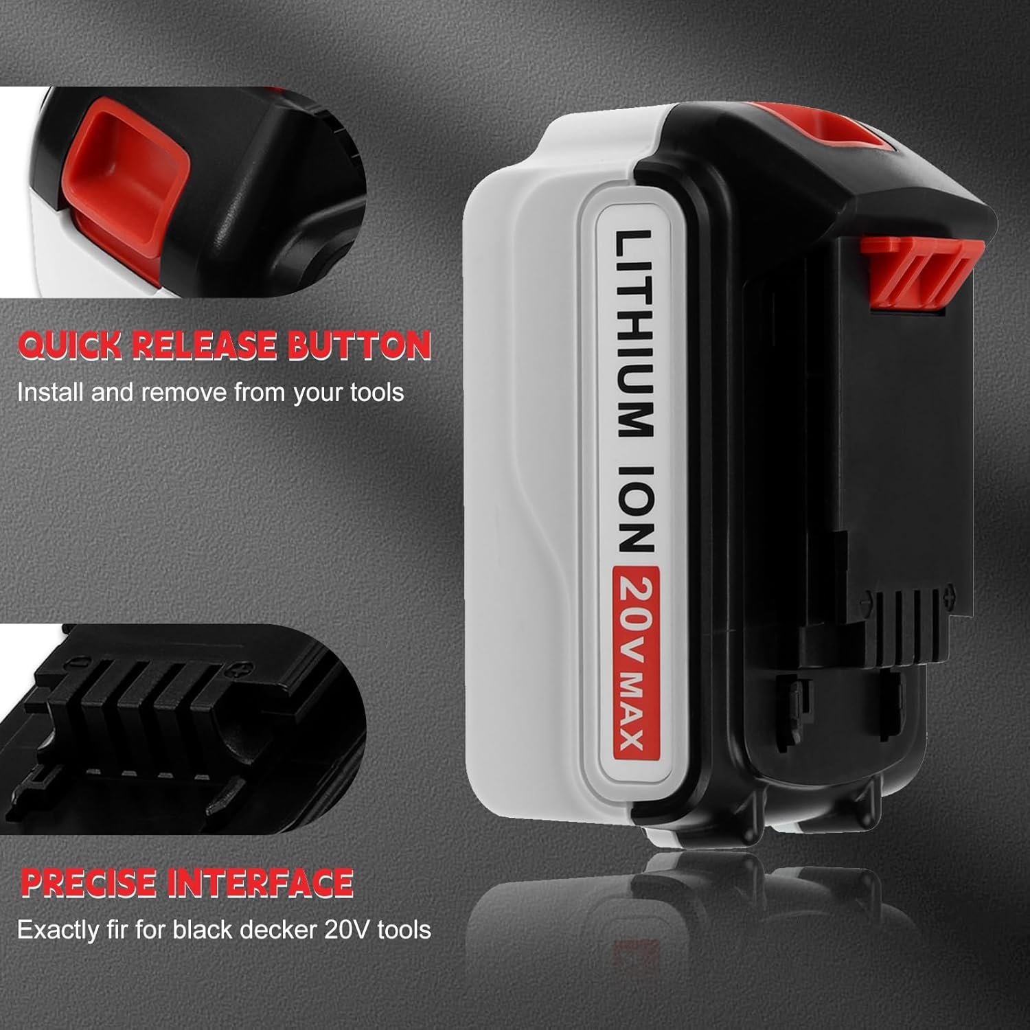 Paquete de 2 baterías de repuesto LB2X4020 para batería de litio de 20 V LB2X4020 LBXR20 LBXR20 LBX20 LBXR20 LBXR2020-OPE LBXR20B-2 para batería de