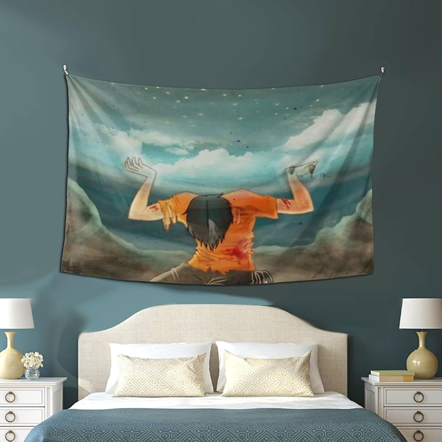 Percy Jackson – Póster de tapiz con texto en inglés “I can do this” para colgar en la pared, tapiz para colgar en la pared, para sala de estar,