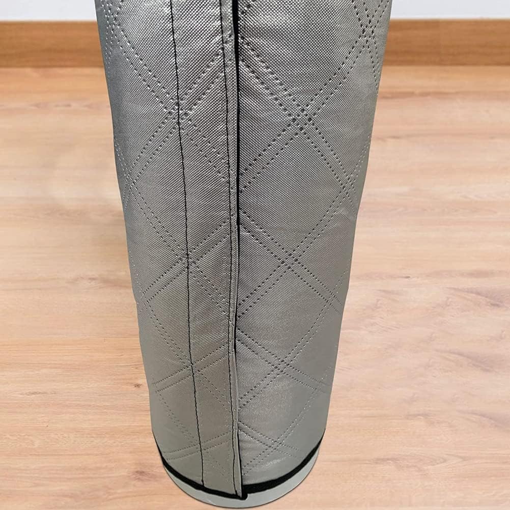 Enfudid Cubierta de manguera de aire acondicionado portátil, cubierta de manguera de CA aislada, ajuste universal para conductos de escape de 5