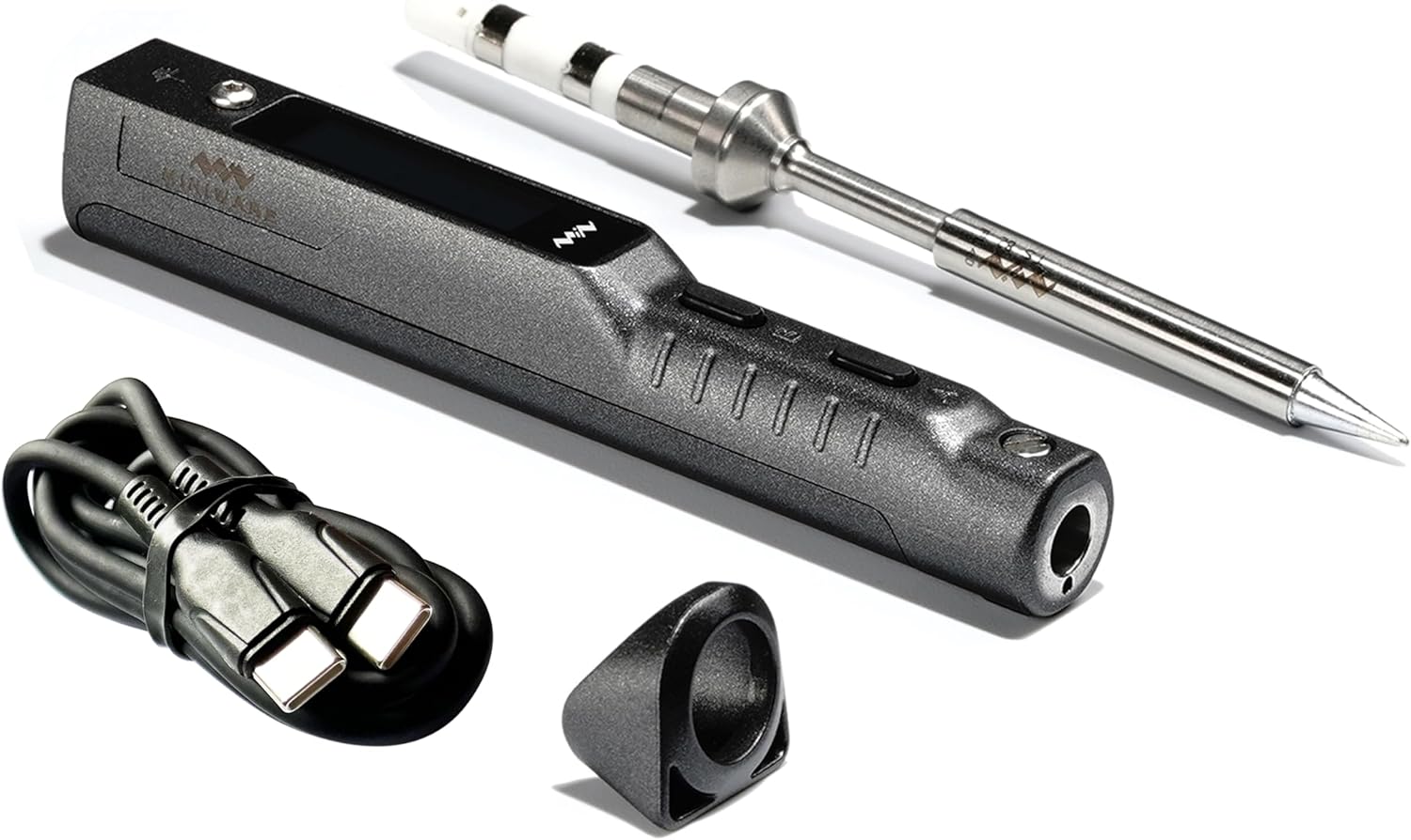 YKEY Original TS101 Smart USB-C portátil electrónica digital estación de soldador Kit de estación de soldadura OLED de temperatura ajustable