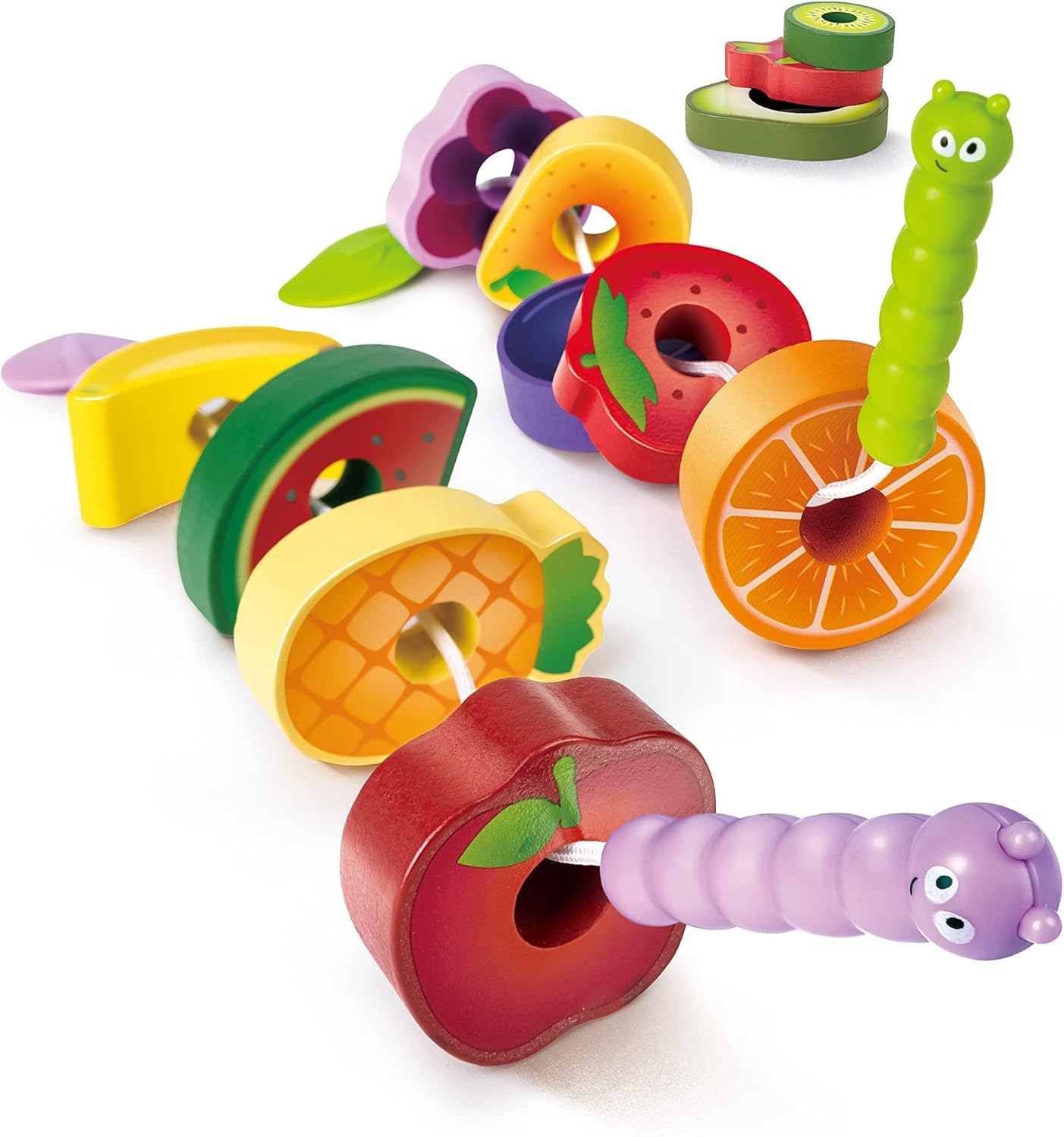 Hape Juego de fiesta de frutas de oruga