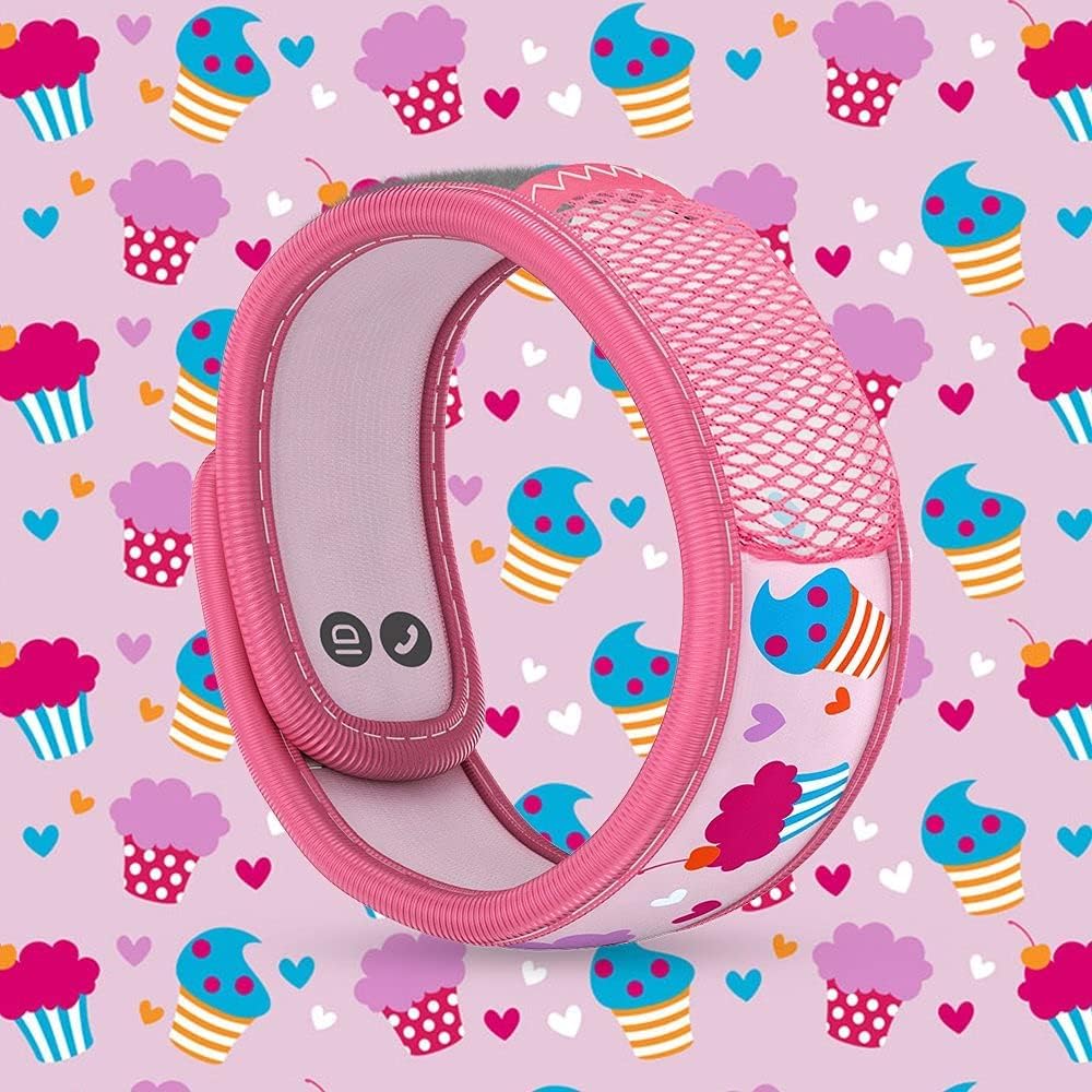PARA’KITO – Pulsera repelente de insectos y bichos para niños, impermeable, repelente de plagas al aire libre con aceites esenciales naturales,
