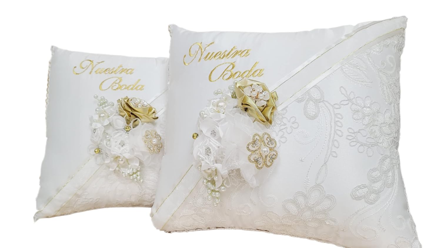 A&C Quinceañeras and More Wedding accessories Pillow set, Wedding Album Wedding Guest book Wedding Pillow Cojines de boda Personalized wedding